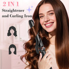 Ufree 3-in-1 Curling Iron Wand Set, Thermal Brush Hair, Straightener