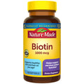 Nature Made Biotin 1000 mcg Softgels, 120 Softgels | Biotin Vitamins Dietary Supplement, Supports Healthy Hair & Skin, Supports Healthy Aging, 120 Day Supply