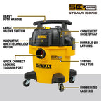 Buy now DEWALT Shop Vacuum 5-Gallon 4 HP STEALTHSONIC Wet/Dry Vacuum Cleaner DXV05P-QTB with 6 Dust Bags Ultra Quiet Poly Shop Vacuum with Powerful Suction for Garage, Jobsite, and Workshop at indiglob india