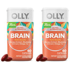 OLLY Ultra Strength Brain Softgels, Omega-3s, Vitamins B6 and B12-60 Count