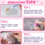 LET'S RESIN Flex Rubber for Taba Squishy Kit, All-in-one Beginner Kit