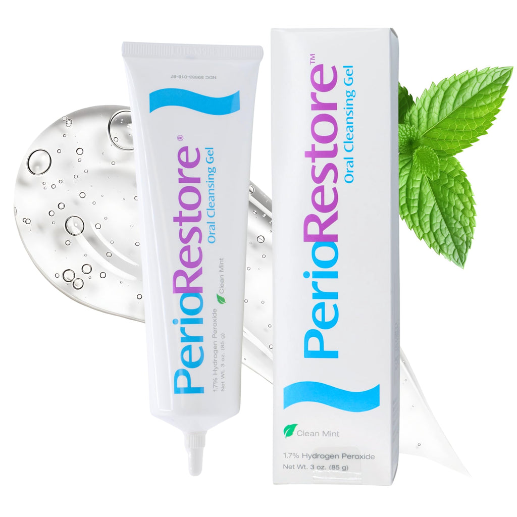 Perio Gel, Periodontal Treatment & Teeth Whitening Gel, Mint, 3 oz, 1 Ct
