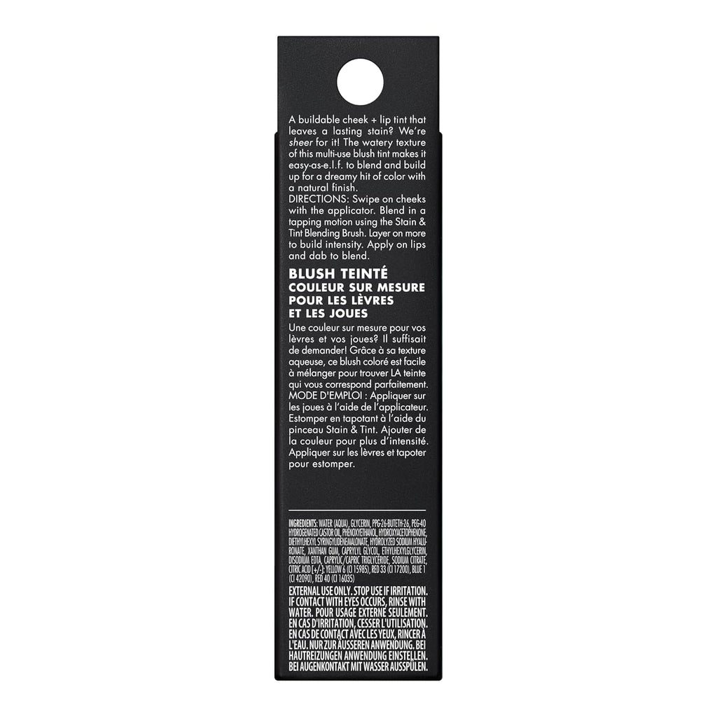 Buy now e.l.f. Sheer For It Blush Tint, Multi-Use, Long-Lasting Lip & Cheek Makeup, Creates A Natural Flush Finish, Vegan & Cruelty-Free, Cherry Cola at indiglob india