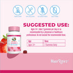 MaryRuth Organics Women's Immune Support Multivitamin Gummies | Ages 14+ | Skin Health | Gummy Vitamins for Women | Sugar-Free | Vegan | Non-GMO | 60 Count | Sugar Free, Vegan, 60 Count