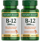 Nature's Bounty Vitamin B12 1000 mcg Supplements, Supports Energy Metabolism, 200 Ct