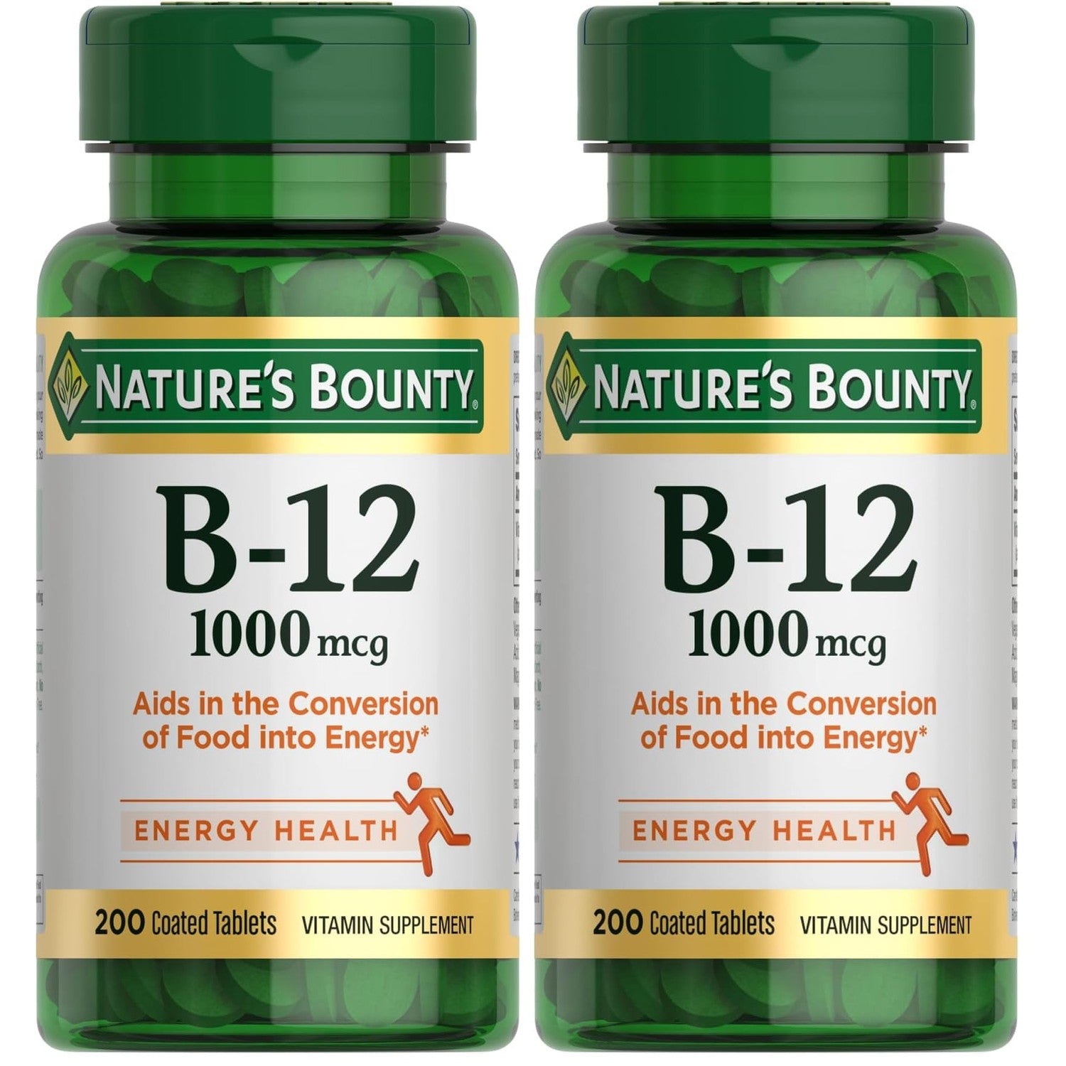 Nature's Bounty Vitamin B12 1000 mcg Supplements, Supports Energy Metabolism, 200 Ct