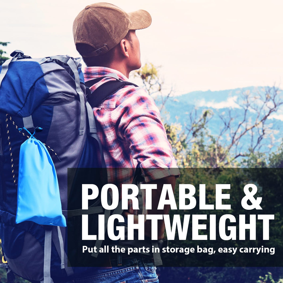 SimPure Portable Gravity-Fed Water Filter with 3L Bag