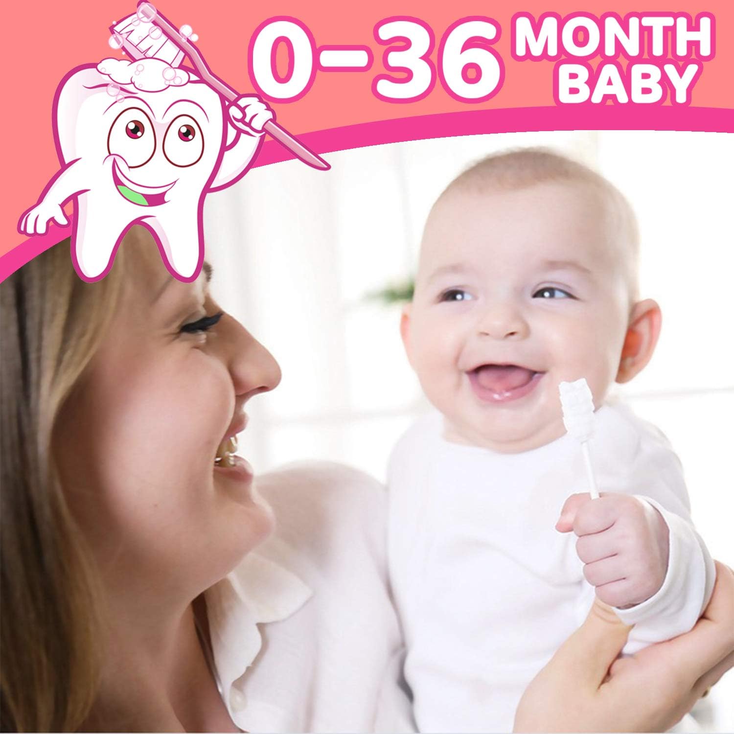 Buy now Baby Tongue Cleaner, Baby Toothbrush, 42Pcs Disposable Infant Toothbrush Clean Baby Mouth,Gauze Gum Cleaner Toothbrush Baby Oral Cleaning Stick Dental Care for 0-36 Month Baby+Free 1 Finger Toothbrush at indiglob india