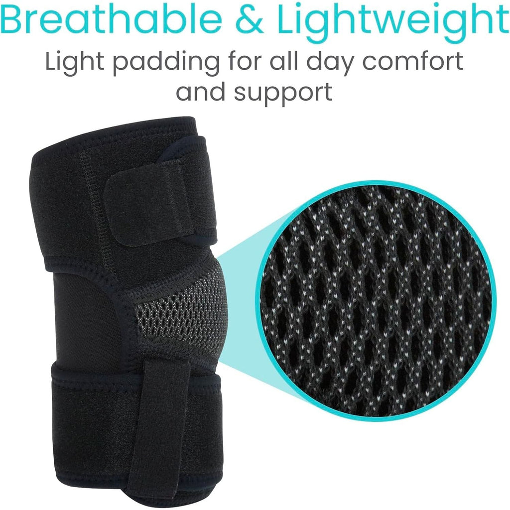 Buy now Vive Elbow Brace - Tennis Compression Sleeve - Wrap for Golfers, Bursitis, Left or Right Arm - Tendonitis Support Strap for Golf, Men and Women - Epicondylitis and Sports Recovery at indiglob india