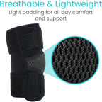 Buy now Vive Elbow Brace - Tennis Compression Sleeve - Wrap for Golfers, Bursitis, Left or Right Arm - Tendonitis Support Strap for Golf, Men and Women - Epicondylitis and Sports Recovery at indiglob india