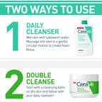 Buy now CeraVe Foaming Facial Cleanser, Daily Face Wash for Oily Skin with Hyaluronic Acid, Ceramides, and Niacinamide, Fragrance Free Paraben Free, 12 Fluid Ounce at indiglob india