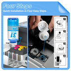 31 32XL Ink Bottle Set Refill for HP Smart Tank 7600 7602 7300 7301 7001, 5000 5101 5102, 6000 6001 651 551 Printer. Black CMY