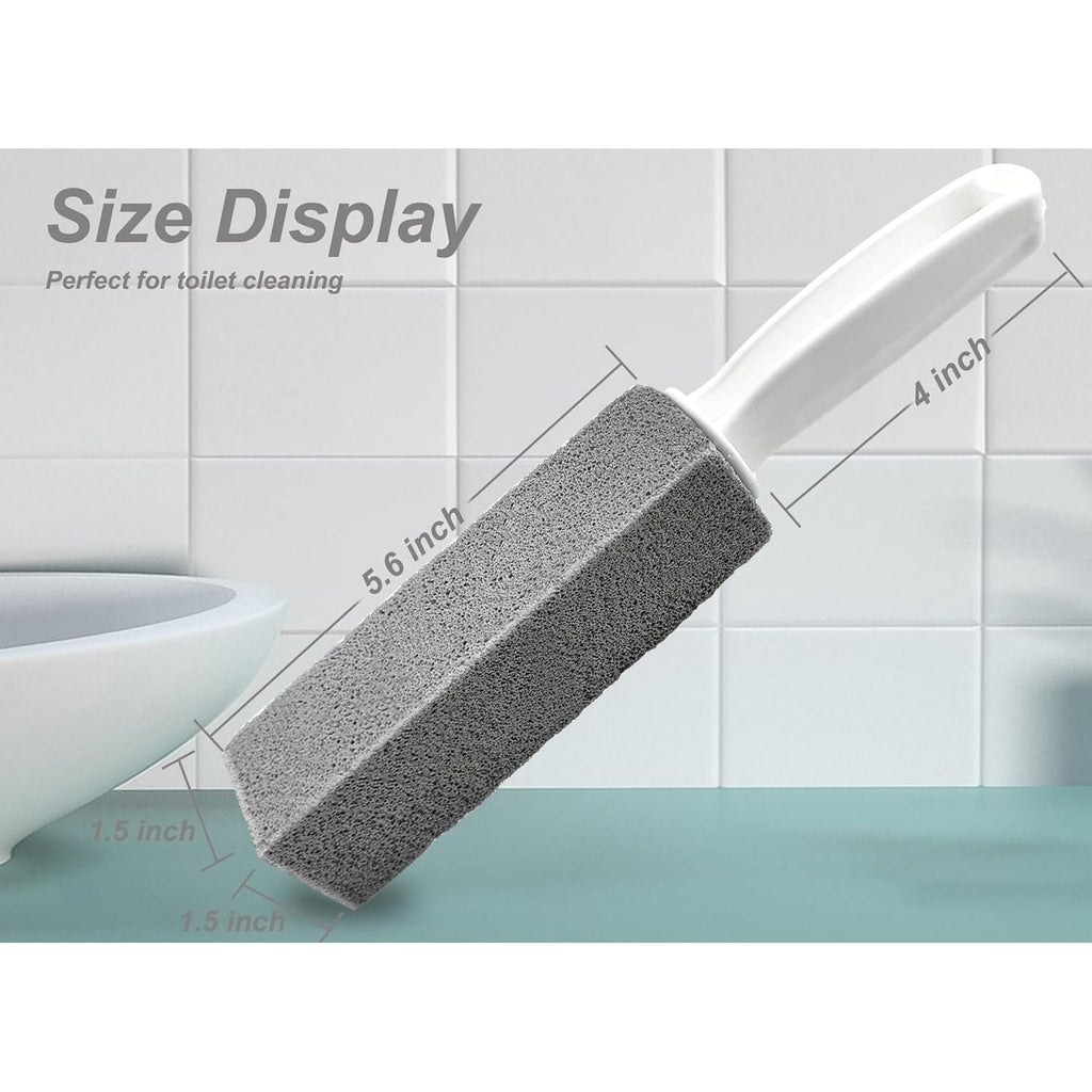 Buy now Pumice Stone Toilet Brush for Cleaning Toilet Bowl with Handle, Pumice Stick for Toilet Cleaning, 2 Pack at indiglob india