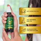 Buy now Ancient Greek Remedy Face Oil for Dry Skin - Organic Unscented Anti-Aging Facial Serum - Jojoba, Rosehip, Almond, Olive, Vitamin E - Fast Absorbing Hydrating Body Moisturizer for Women & Men 4 oz at indiglob india