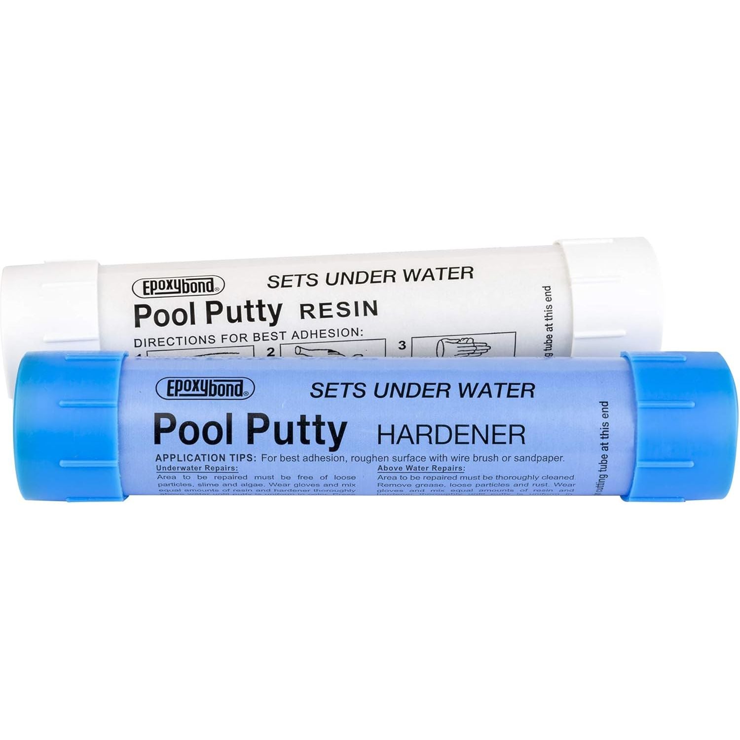 Buy now 2-Part Set | Swimming Pool & Spa Repair | Easy DIY | Fix Cracks Leaks Underwater or Above | Concrete, Fiberglass & Variety of Other Surfaces | by Atlas Minerals 2-part Pool Putty 14 oz at indiglob india