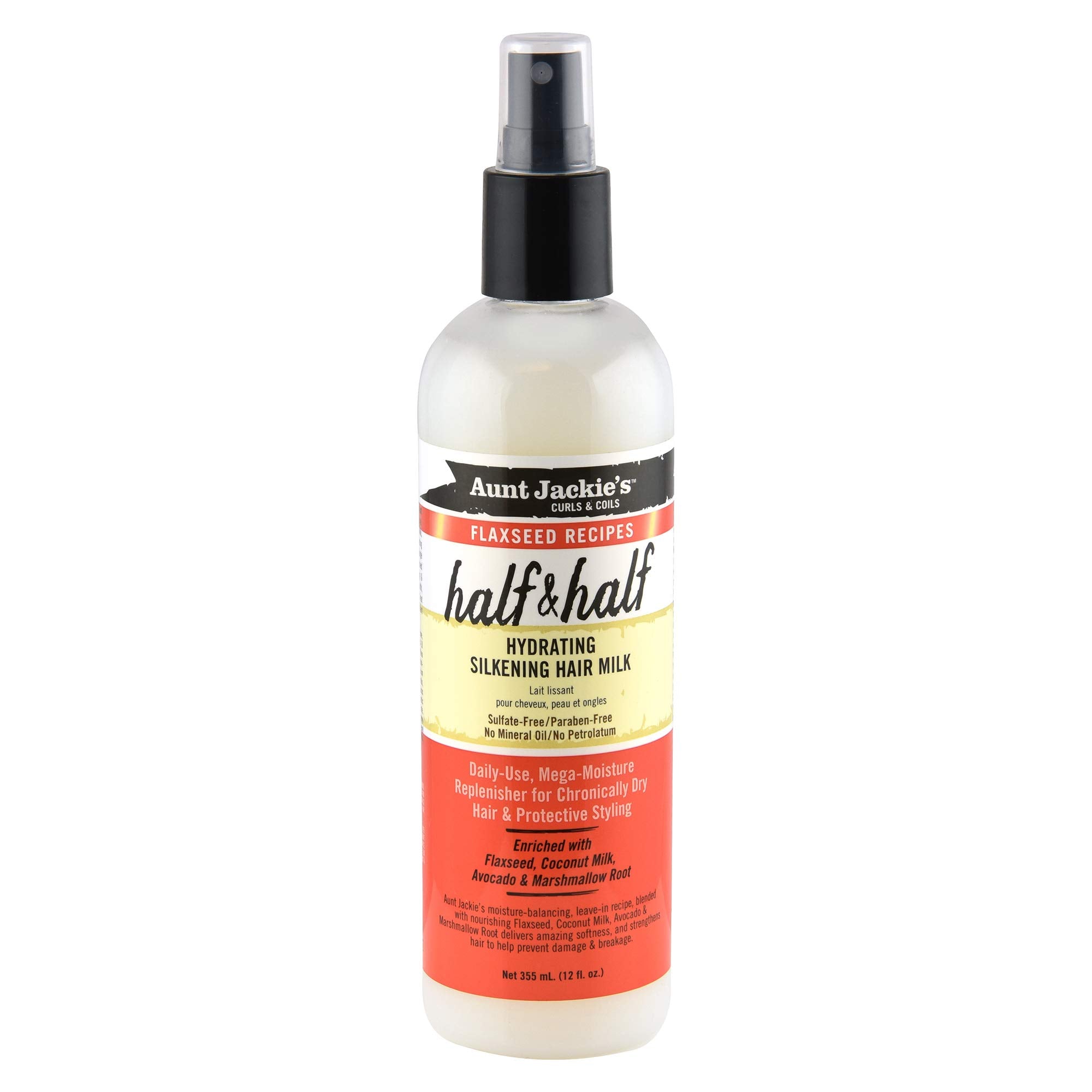 Aunt Jackie's Flaxseed Recipes Don't Shrink Elongating Hair Curling Gel for Natural Curls, Coils and Waves, Helps Prevent Dryness and Flaking, 15 oz