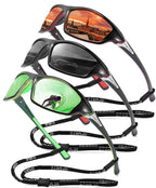 Buy now FAGUMA Sports Polarized Sunglasses For Men Cycling Driving Fishing UV400 Protection at indiglob india