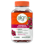 Align Probiotic, Women's Dualbiotic, Womens Probiotic Gummies, Prebiotics and Probiotics for Women, with Cranberry for Urinary Tract Health*, Cranberry Flavor, 90 Gummies
