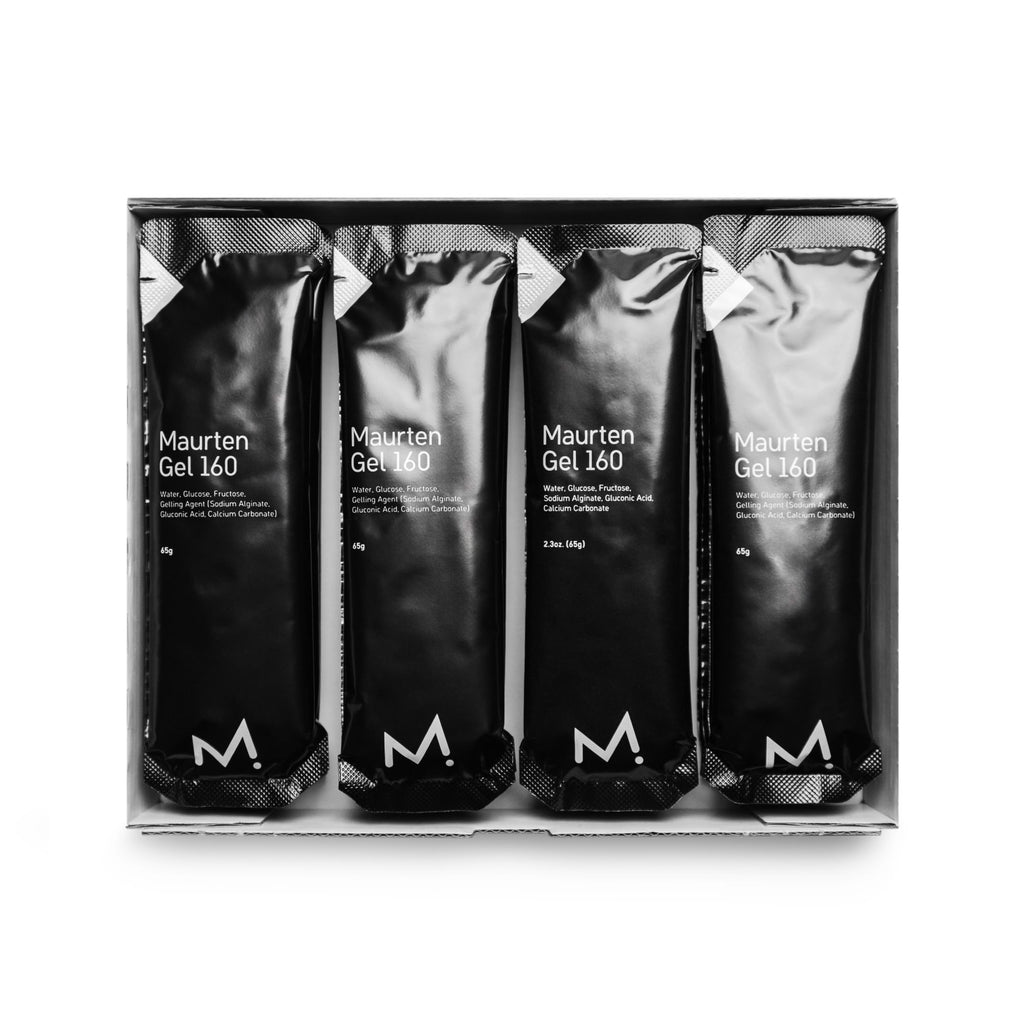 Maurten Gel 160 Energy Gel - 12-Pack of 65g - 40g Carbohydrates for Extended Endurance Sports - Stomach-Friendly Patented Hydrogel Technology for Endurance Athletes - Free of preservatives