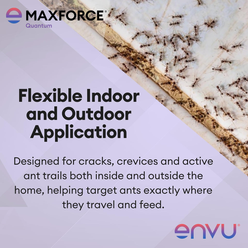 Maxforce Quantum Ant Bait 120 gram Tube | Ant Gel for Indoor and Outdoor Use | Ant Bait for Ant Colony Control | Effective Against Many Nuisance Ant Species