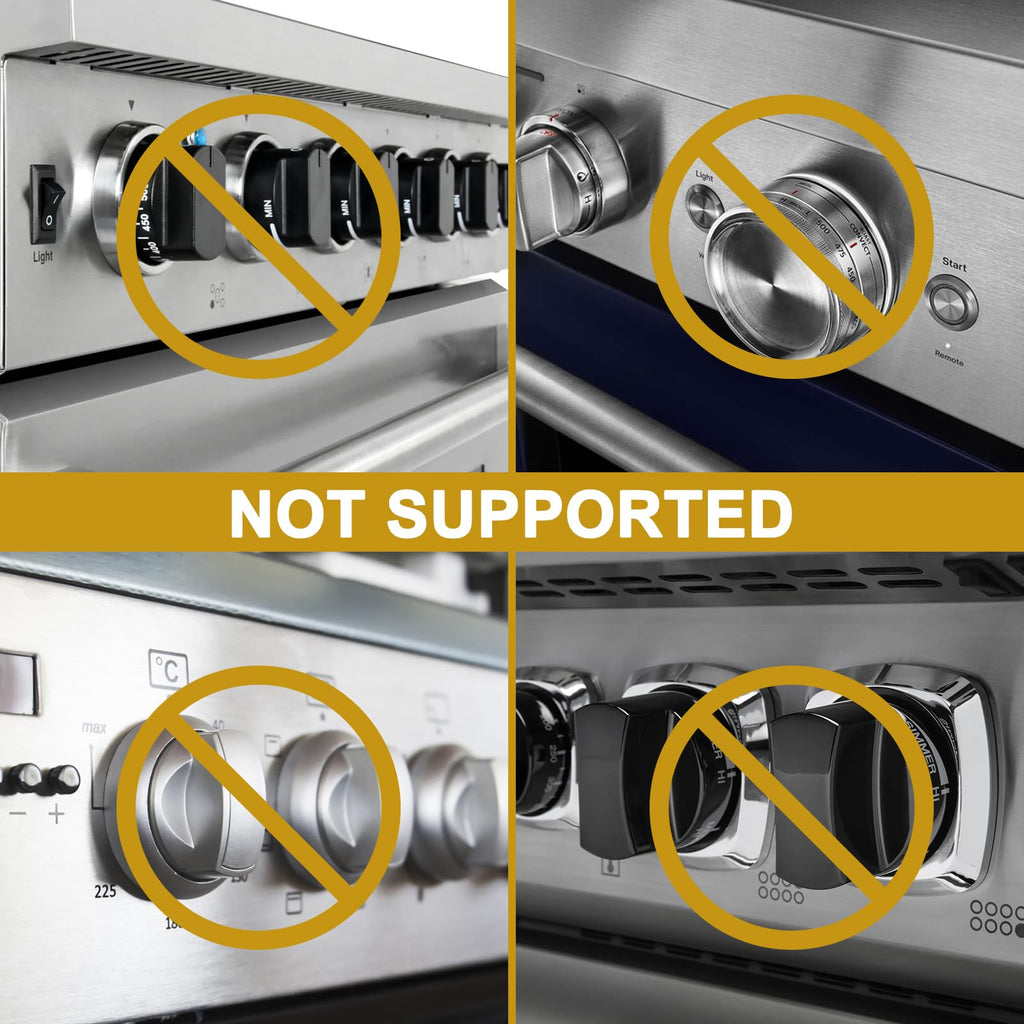 Stove Knob Covers, Universal 5-Pack Gas Stove Knob Covers for Child