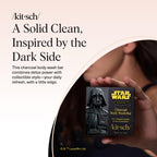 Buy now Kitsch Charcoal Soap Body Wash Bar x Star Wars Darth Æ’?? Detoxifying Bar Soap w/Activated Charcoal Æ’?? Gently Removes Excess Oil & Impurities, Clears Pores, Firms & Moisturizes Skin Æ’?? Made in USA - 4 oz at indiglob india