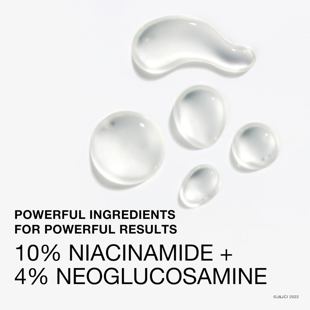 Buy now Neutrogena Stubborn Texture Resurfacing Serum With 10% Niacinamide & 4% Neoglucosamine designed for Acne-Prone, Improves Uneven Skin Tone & Refines Texture, Fragrance-Free, 1 fl. oz at indiglob india