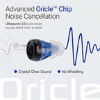 Oricle Hearing Aids for Seniors - Oricle Hearing Aids for Adults with Advanced Noise Cancellation - Easy Volume Control with Portable Charging Case