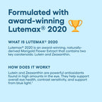 Physician's Choice Eye Health - Lutein, Zeaxanthin & Bilberry Extract - Supports Eye Strain, Dry Eyes, and Vision Health - 2 Award-Winning Clinically Proven Eye Vitamin Ingredients - Carotenoid Blend