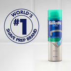 Gillette Series 3X Action Shave Gel, Sensitive Twin Pack, 7 Oz (Pack of 2)