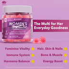 2 Pack - Womens Multivitamin Gummy, Methylated Multivitamin for Women, Biotin, Methylfolate, Iron, Collagen, Vitamins A C D, B Complex, Antioxidants for Women's Daily Support, Beauty, Immune, No Sugar