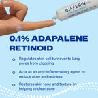 Differin Acne Retinoid Treatment Gel, 0.1% Adapalene, 45g Pump | 90-Day Supply Pump, Over-The-Counter Retinoid, Clears Breakouts, Gentle For Sensitive Skin, Dermatologist Recommended