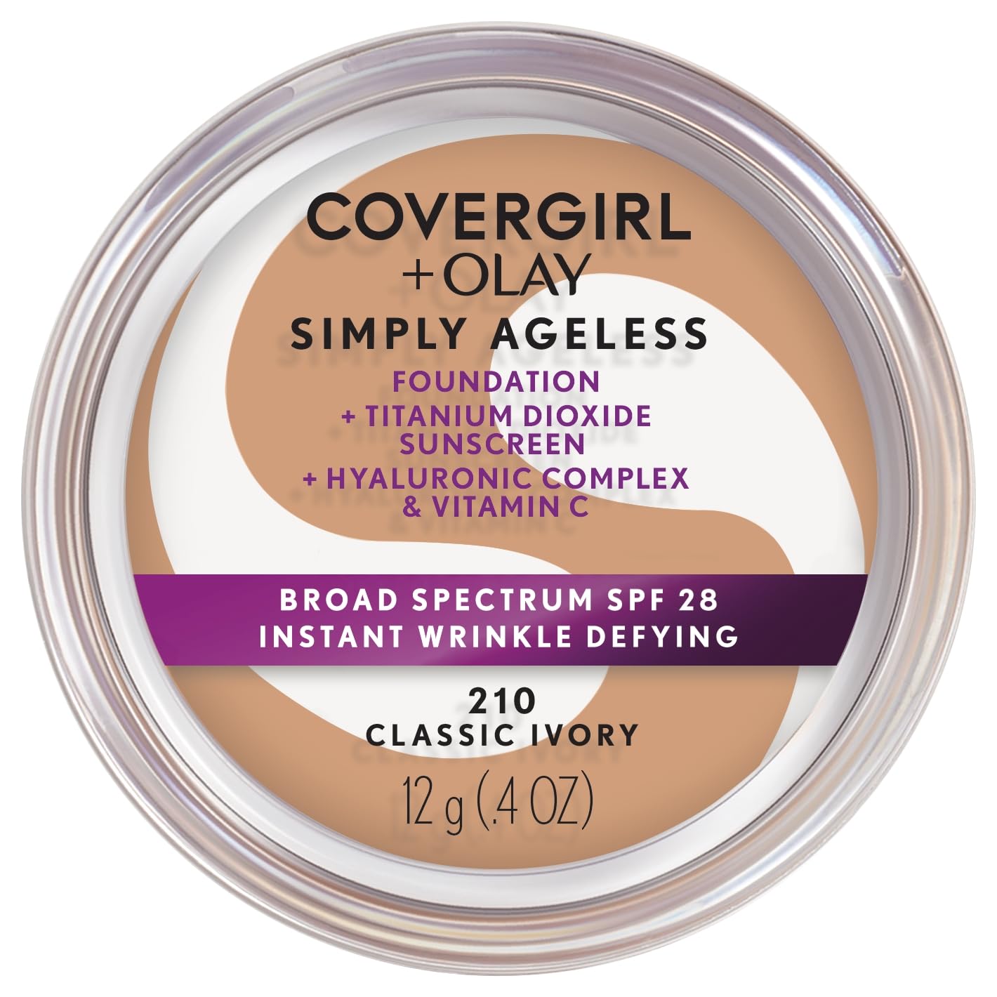 Buy now COVERGIRL+OLAY Simply Ageless Instant Wrinkle-Defying Foundation, 210 Classic Ivory, 0.44 Fl Oz (Pack of 1) 210 - Classic Ivory 1 Fl Oz (Pack of 1) Foundation at indiglob india