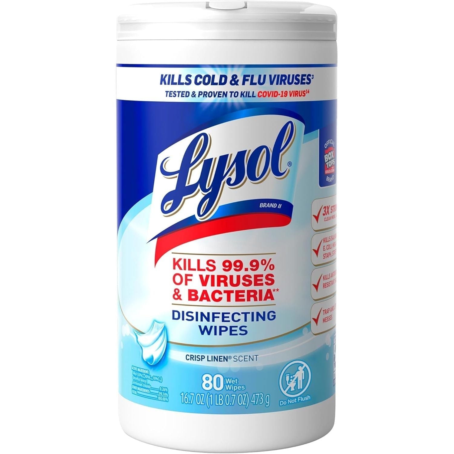 Buy now Lysol Disinfecting Wipes Bundle, Home Apartment Dorm Room Essentials and Cleaning Supplies, All Purpose Cleaner, Multi-surface Cleaning Wipes, Lemon and Lime Sanitizing Wipes Bundle, 80 Count Crisp Linen at indiglob india