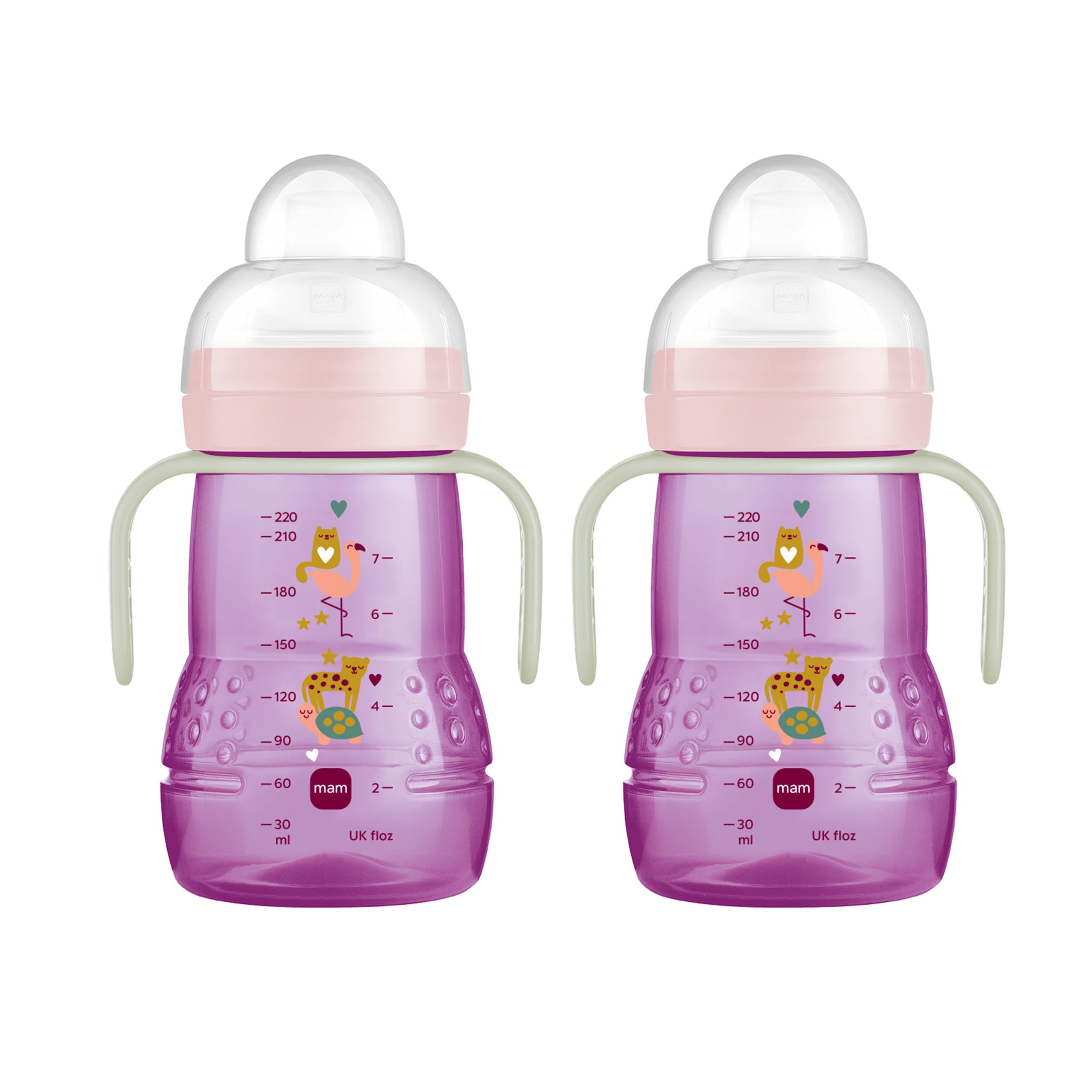 Buy now MAM Trainer Sippy Cup for Toddlers 1-3, 8 oz. Transition Drinking Cup with Extra-Soft Spout, Spill-Free Nipple, and Non-Slip Handles, for Boys 4+ Months, 1 Count at indiglob india