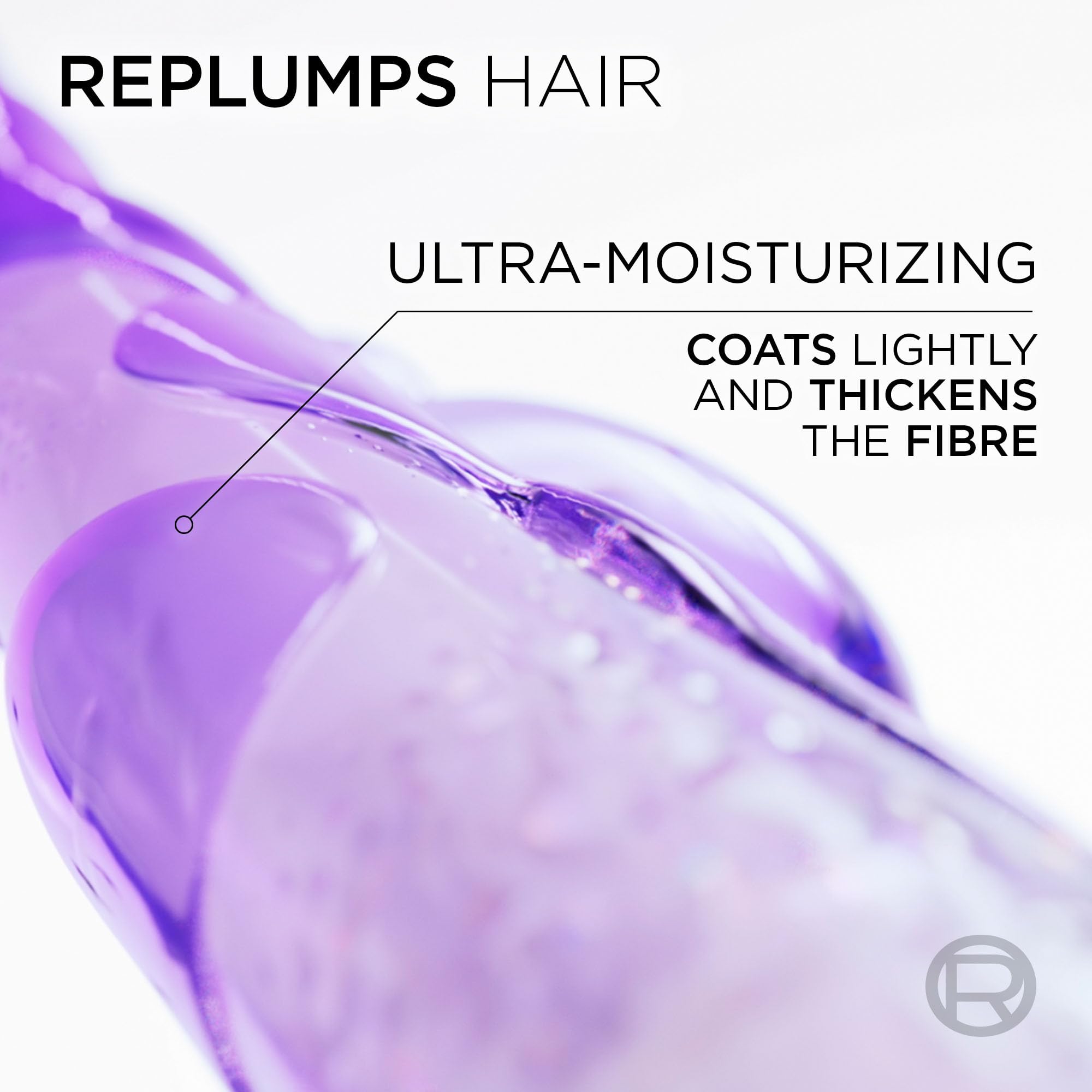 L'Oreal Paris Elvive Hyaluron Plump Hydrating Conditioner for Dehydrated, Dry Hair Infused with Hyaluronic Acid Care Complex, Paraben-Free, 26.5 Fl Oz