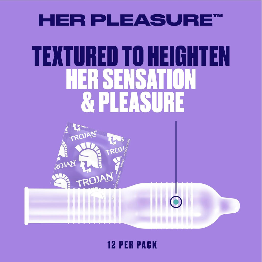 Buy now Trojan Pleasure Variety Pack Lubricated Condoms - 12 Count at indiglob india