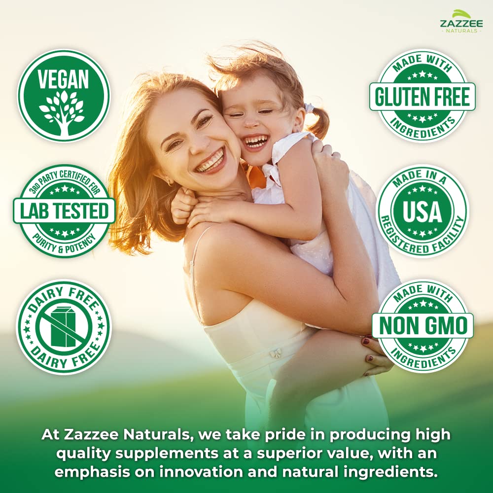 Zazzee USDA Organic Vitex Chasteberry, 120 Vegan Capsules, 4 Month Supply