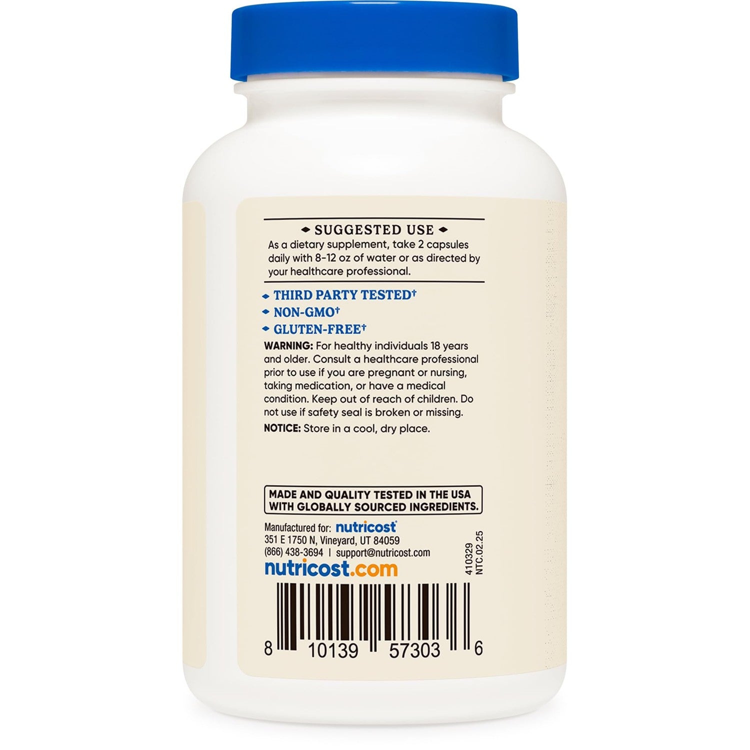 Nutricost Colostrum 500mg, 120 Caps (2 Bottles)