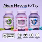 Lemme Creatine Monohydrate Gummies, Sour Strawberry (60 Gummies) | 5g Creatine for Lean Muscle, Strength, Recovery & Cognitive Health with Ginseng for Absorption. NSF Certified for Women & Men