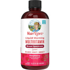 MARYRUTH'S Liquid Morning Multivitamin for Women, Men & Kids, 32 Servings | Vitamin A C D E B6 B12 Biotin Zinc, Beauty, Vegan, Non-GMO, Gluten Free