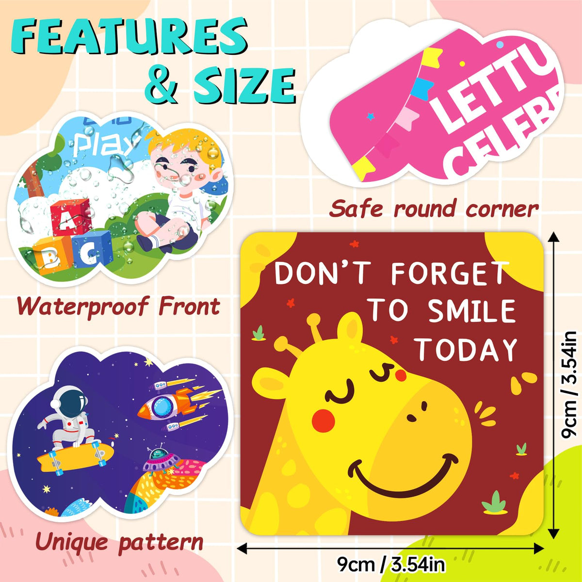 zheyistep 160 Motivational Lunch Notes for Kids, Cute Inspirational Cards