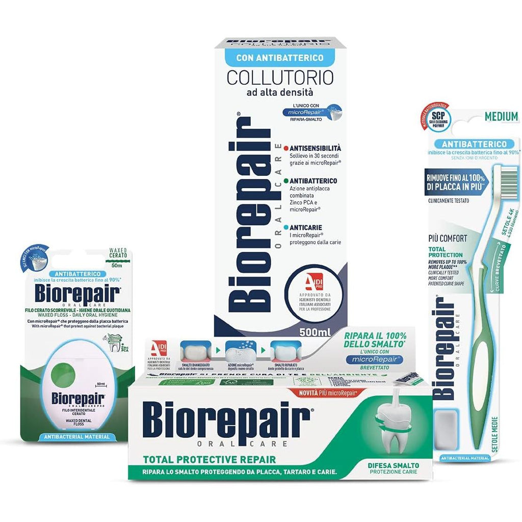 Buy now Biorepair:"Total Protective Repair" Toothpaste with microRepair * 2.5 Fluid Ounce (75ml) Tube * [ Italian Import ] at indiglob india
