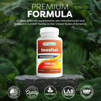 Buy now Best Naturals Inositol 1000mg 120 Tablets - Also Called Vitamin B8 at indiglob india
