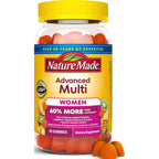 Nature Made Advanced Womens Gummy Multivitamins, 90 Multi Vitamin Gummies | Multivitamin Gummies for Women with Magnesium Citrate, Calcium, & B Vitamins, Daily Nutritional Support, 30 Day Supply