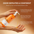 Persimmon Body Wash for Old People Smell, Natural Deodorant Bar Soap for Strong Odor Smelly Feet Remove, Deep Cleansing Body Deodorizing for Eliminating Odor, Kids Safe
