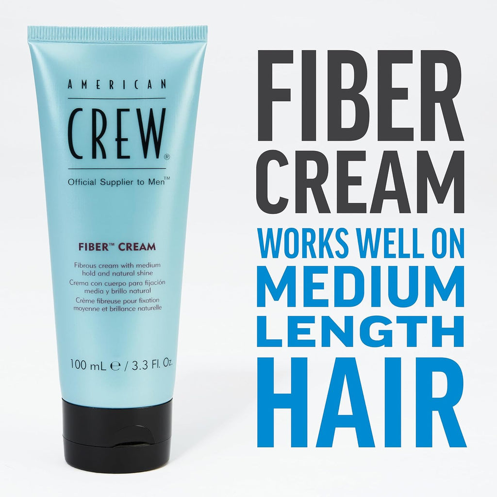 Buy now American Crew Men's Fiber Cream, Like Hair Gel with Medium Hold & Natural Shine, 3.3 Fl Oz at indiglob india