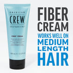 Buy now American Crew Men's Fiber Cream, Like Hair Gel with Medium Hold & Natural Shine, 3.3 Fl Oz at indiglob india