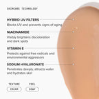 DRMTLGY Universal Tinted Moisturizer SPF 46, Dewy Tinted Sunscreen