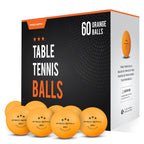 Buy now PRO-SPIN Ping Pong Balls - 3-Star Premium Orange Table Tennis Balls | High-Performance 40+ ABS Professional Quality | Ultimate Durability for Indoor & Outdoor Ping Pong Tables at indiglob india
